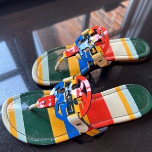 Tory Burch Balloon Stripe Sandals